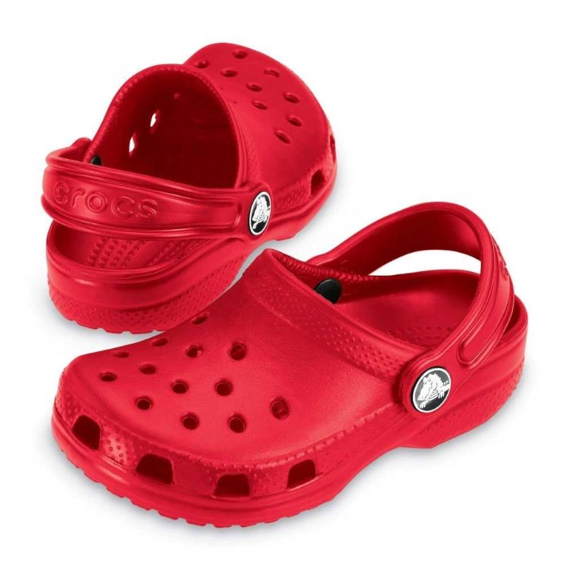 Crocs Kids Cayman Clog Red UK 1 EUR 32-33 US J1 (10006-610)